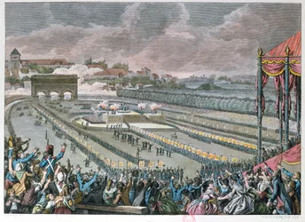 Fête de la Fédération, 14 juillet 1790, au Champ de Mars, 1798